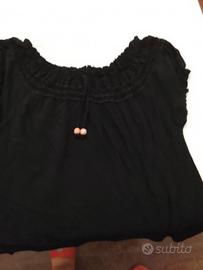 canottiera donna nera