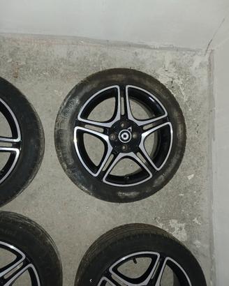 Cerchi  e gomme  originali smart mercedes da 16  