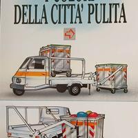 carrozzeria moderna depliant 2 pagine  ape piaggio