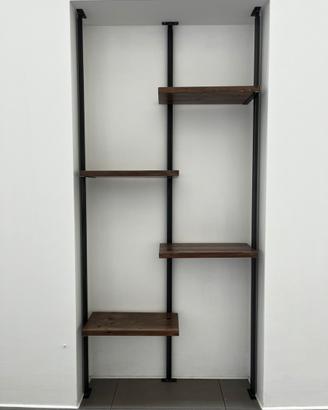 Scaffale / Libreria in ferro e legno