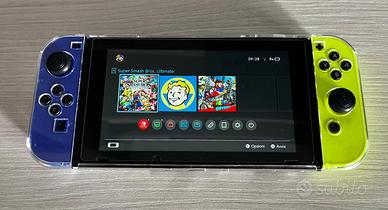 Nintendo Switch + joycon + SD + custodia + giochi