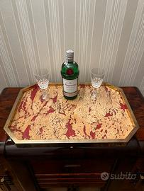 Vassoio svuotatasche ottone design anni70 JetSet