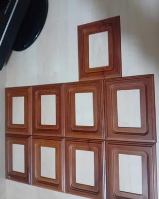 Lotto placche in legno per interuttori