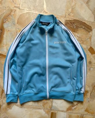 Felpa Palm Angels azzurra full zip - Taglia M