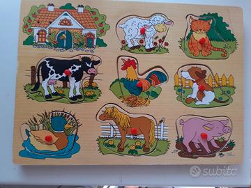 gioco didattico legno