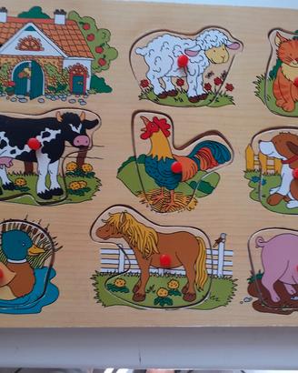 gioco didattico legno