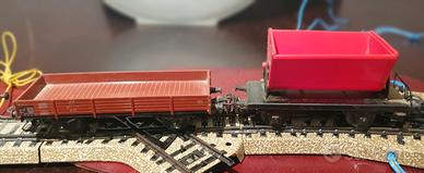 Marklin 2 vagoni  merci + carro gru