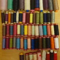 Lotto filati da cucito vintage mix colori