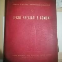 Libro-schedario "Legni Pregiati e Comuni"  1954