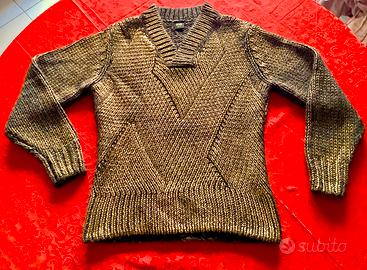 Maglione dorato Hugo Boss - Tg. Large