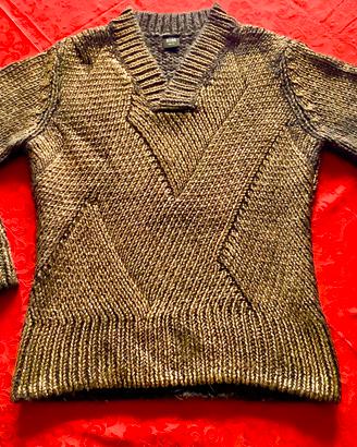 Maglione dorato Hugo Boss - Tg. Large