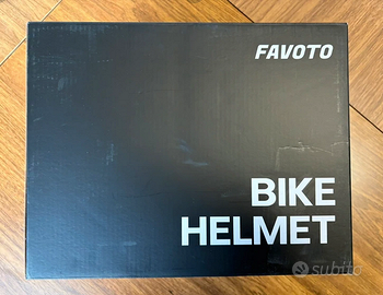 Casco bici con luci led