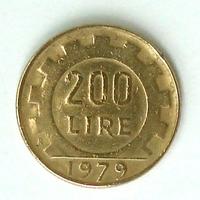 Moneta Repubblica Italiana 200 Lire R del 1979