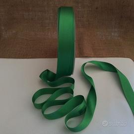 Rotolo nastro doppio raso verde mm 25 x 50 MT
