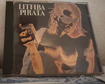 CD Litfiba Pirata CGD 1989 Album Live Storico