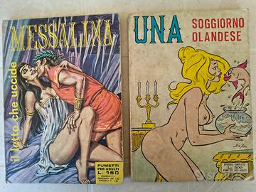 Fumetti Adulti Vintage-Messalina 1970- e Una 1976-