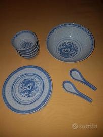 SERVIZIO CINESE IN PORCELLANA