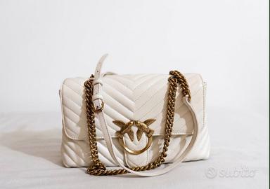 Borsa media a tracolla Love Bag One Chevron