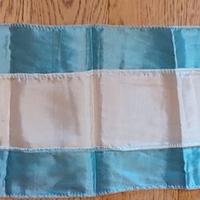 sciarpa calcio in raso Racing Paris vintage