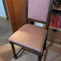 6 sedie in legno pregiato