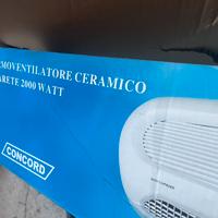 Termoventilatore ceramico a parete Concord 2000W
