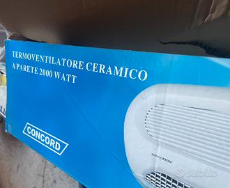 Termoventilatore ceramico a parete Concord 2000W