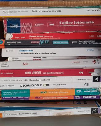libri scuola media e superiore 
