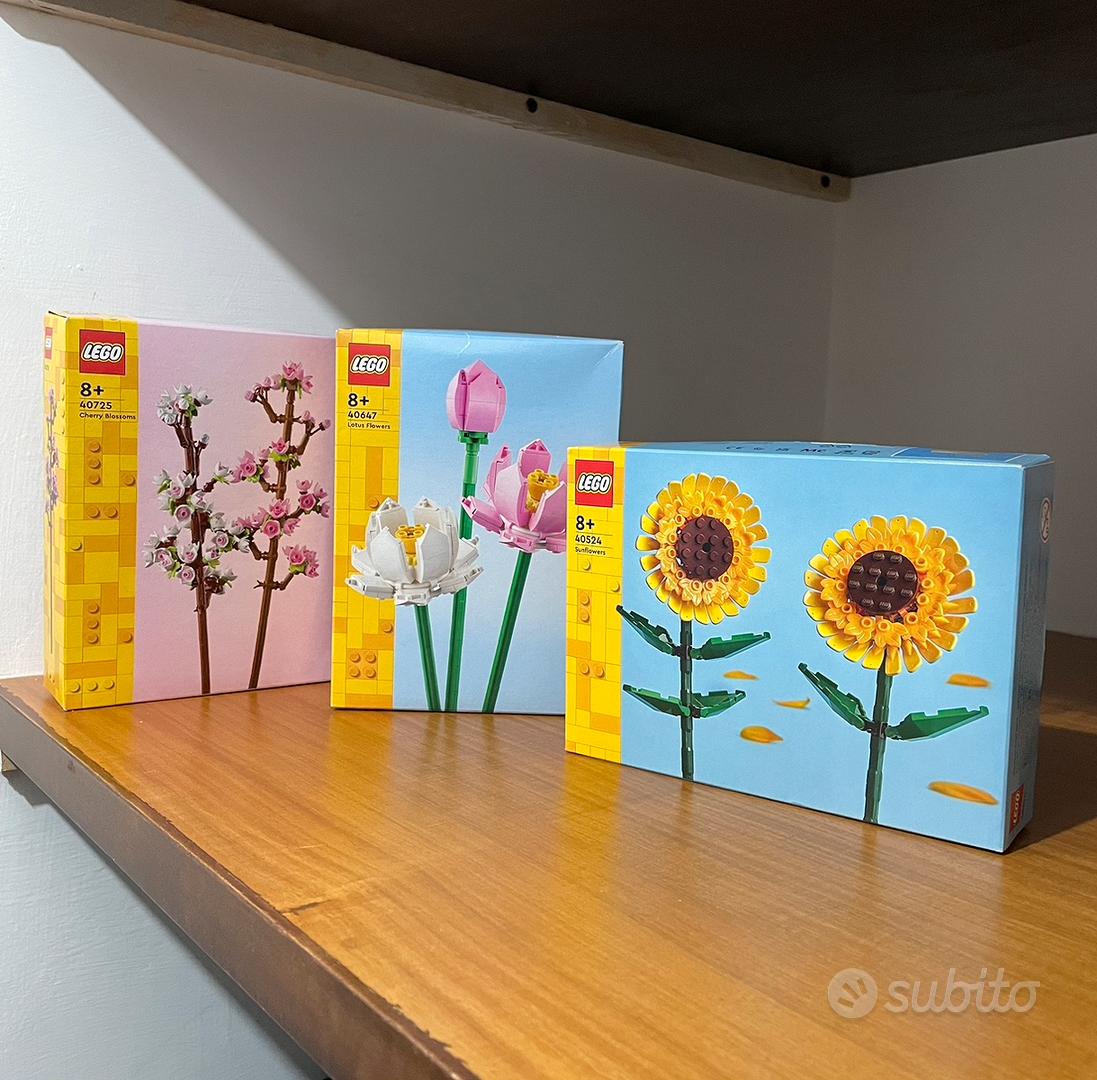 Set fiori LEGO nuovi - girasoli, ciliegio, loto - Collezionismo In vendita  a L'Aquila