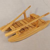 Moscone/Pattino in legno finitura naturale