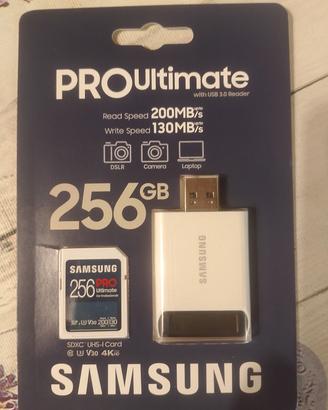 SD Samsung Pro Ultimate 256 gb