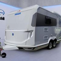 KNAUS DESEO RIMORCHIO ROULOTTE E PORTAMOTO