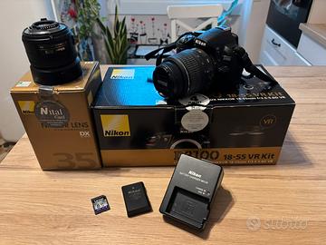 Fotocamera Nikon D3100 18-55 VR Kit + 2 obiettivo