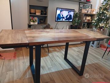 Tavolo stile industriale 
