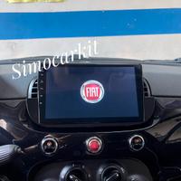 CAR TABLET 9 POLLICI ANDROID 12 CARPLAY X FIAT 500