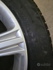 Gomme invernali con cerchi in lega