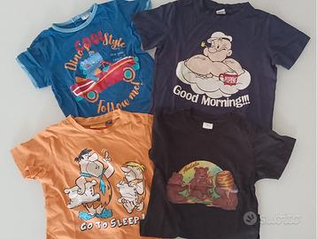 Pacco 18 maglie maniche corte bimbo 24-36mesi (A8)