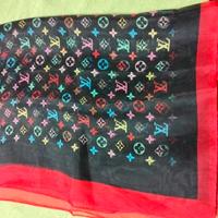 sciarpa in seta Louis Vuitton murakami 