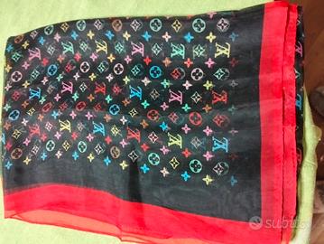 sciarpa in seta Louis Vuitton murakami 
