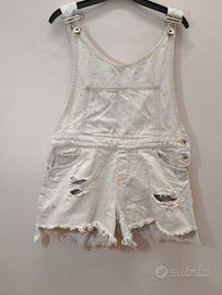 ⭐ Salopette a pantaloncini chiara XS ⭐