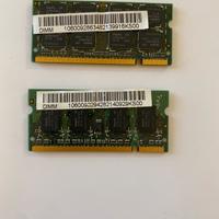 N. 2 memoria RAM per portatile