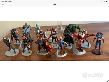 Lotto 16 DISNEY Marvel Action Figure avengers