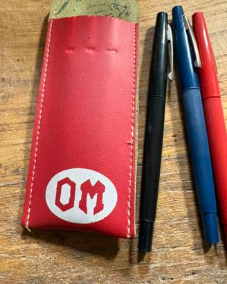 Set 3 penne vintage GRINTA con astuccio OM anni 70