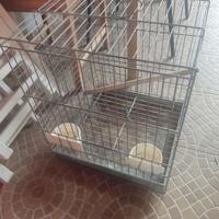 Gabbia per uccelli in rete metallica