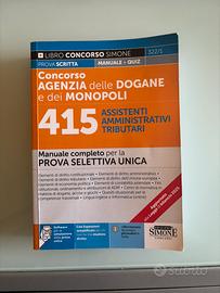 Concorso agenzia delle dogane e dei monopoli