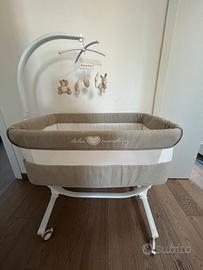 Next to me Completa , culla+giostrina+kit tessile