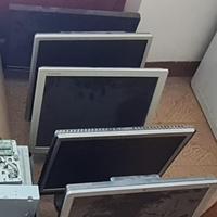 Lotto di 5 monitor Vga vintage computer