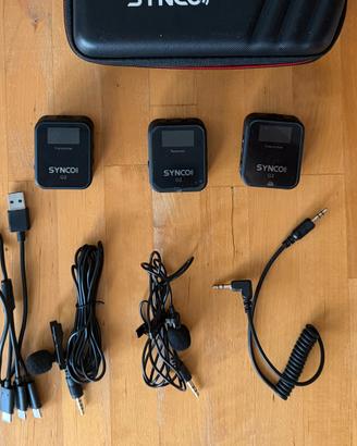 SYNCO G2 (A2) Microfoni Lavalier Wireless