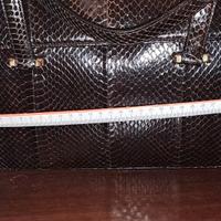 borsa vera pelle rettile 