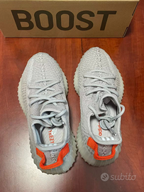 adidas Yeezy Boost 350 V2 Tail Light grey and oran