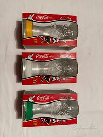3 Bicchieri Coca Cola